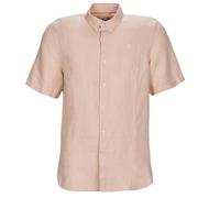 Timberland Camicia a maniche corte SS Mill River Linen Shirt Slim in Rosa EU M