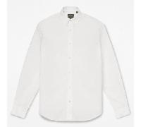 Timberland - Camicia a Maniche Lunghe in Popeline da Uomo in bianco, Uomo, bianco, Taglia: M
