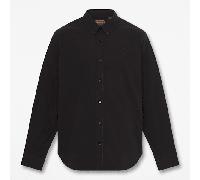 Timberland - Camicia a Maniche Lunghe in Popeline da Uomo in nero, Uomo, nero, Taglia: XL