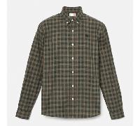 Timberland - Camicia a Quadretti Solucell Air da Uomo in verde scuro, Uomo, verde, Taglia: S