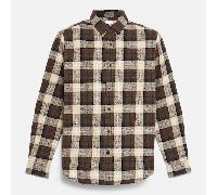 Timberland - Camicia a Quadri in Flanella da Uomo in marrone, Uomo, marrone, Taglia: XL