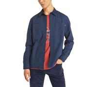 Timberland Camicia da Uomo in Cotone Windham Blu Codice TB0A6GRU433 - 9M