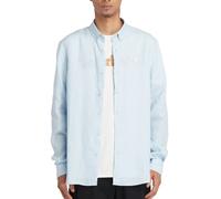 Timberland Camicia da Uomo in Lino Mill River Celeste Taglia XL Codice TB0A2DC3940 Blu