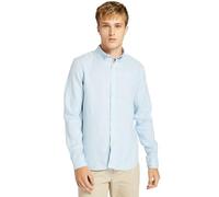 Timberland Camicia da Uomo in Lino Mill River Celeste Taglia XXL Codice TB0A2DC3940 Blu