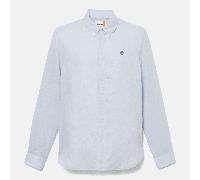 Timberland - Camicia in Lino Mill Brook da Uomo in grigio, Uomo, grigio, Taglia: S