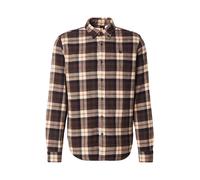 TIMBERLAND Camicia marrone / marrone scuro / bianco Uomo TIMBERLAND XXXL marrone / marrone scuro / bianco
