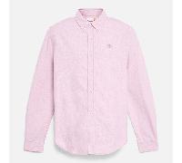 Timberland - Camicia Oxford a Righe da Uomo in rosa, Uomo, rosa, Taglia: XL