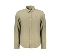 Timberland - Camicia Slim Fit Verde con Logo - - Shirts - Uomo - Verde - S