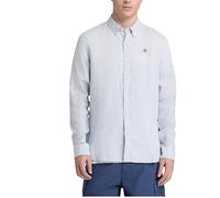 Timberland - Mill Brook Linen Shirt - Camicia L blu