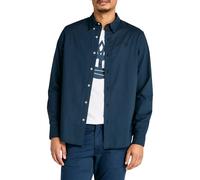 Timberland Solid Poplin Long Sleeve Shirt Blu M Uomo
