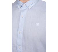 Timberland Camicia da Uomo in Lino Mill River Celeste Taglia L Codice TB0A2DC3940 Blu