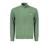 Timberland - Maglione in Cotone con Zip Intera Williams River da Uomo in verde scuro, Uomo, verde, Taglia: XL