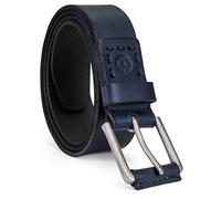 Timberland - Cintura casual in pelle da uomo - Blu - 32
