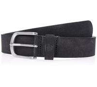 Timberland Cintura da uomo in morbida pelle scamosciata da 35 mm (confezione da 1), Nero, Medium