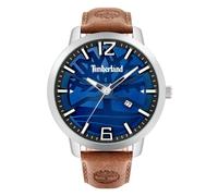 Timberland Clarksville TBL15899JYS03-G Men’s 48mm Blue Dial Leather Watch