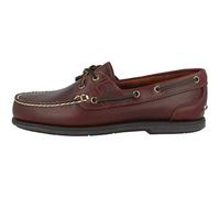 Timberland Classic 2 Eye, Scarpe da Barca Uomo, Marrone Brown Rootbeer Smooth, 45 EU