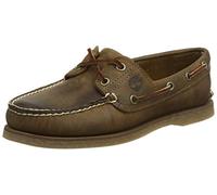 Timberland Mocassini da Barca Classic 2 Eye Icon Larghi Uomo Marrone 40