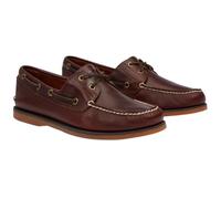 Timberland Classic 2 Eye, Scarpe da Barca Uomo, Marrone Rootbeer Smooth, 44.5 EU