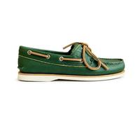 Timberland Classic Boat Shoe Medium Green Full Grain
