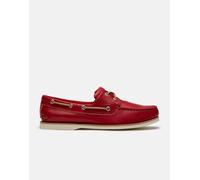 Timberland Classic Boat Shoe Medium Red Full Grain
