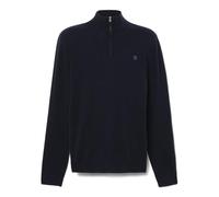 Timberland Cohas Brook Merino, Maglione con Zip a 1/4 da Uomo, TB0A2BF6 (IT, Testo, XL, Regular, Regular, Dark Sapphire)