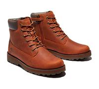 Timberland Courma Kid 6 inch Side Zip J Marrone (Medium Brown) Full Grain Pelle 39 EU