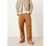 Timberland - Duck - Pantaloni in tela color grano scuro slavato-Marrone W40
