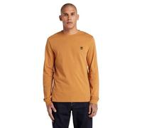 Timberland Dunstan Long Sleeve Tee Wheat Boot T-Shirt, M Uomo
