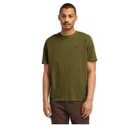 Timberland Dunstan River Garment Dye Short Sleeve Tee Dark Olive Taglia: M | Magliette basic Outlet | Uomo | Verde