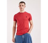 Timberland - Dunstan River - T-shirt a maniche corte color American Beauty-Rosso 91-97 CM