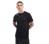 Timberland - Dunstan River - T-shirt nera con logo piccolo-Nero 91-97 CM