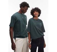 Timberland - Dunstan - T-shirt oversize verde scuro con logo piccolo sul petto 122-127 CM