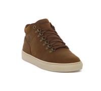 Timberland - Sneakers alte in pelle - Lisbon Hill Mid Lace Up Sneaker Medium Brown Full Grain per Uomo in Poliestere Riciclato - Taglia 9 US - Marrone