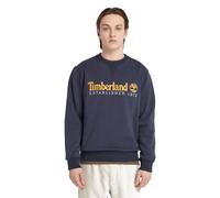 Timberland Embroidery Logo Brush Back Crew Neck Dark Sapphire Taglia: M | Maglioni a maglia Outlet | Uomo | Blu
