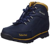 Timberland Euro Rock, Stivali Unisex - Bambini e ragazzi, Blu (Navy Nubuck), 24 EU