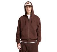 Timberland - Felpa con Cappuccio e Zip Intera Exeter River da Uomo in marrone scuro, Uomo, marrone, Taglia: L