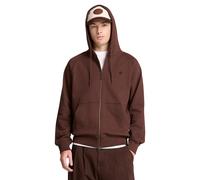 Timberland - Felpa con Cappuccio e Zip Intera Exeter River da Uomo in marrone scuro, Uomo, marrone, Taglia: XXL
