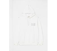 Timberland Felpa con Cappuccio Graphic White, Taglia M, Bianco, M