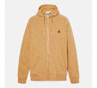 Timberland - Felpa con Cappuccio, Zip Intera e Rovescio Spazzolato Exeter River da Uomo in giallo, Uomo, giallo, Taglia: XL