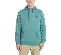 Timberland Felpa da Uomo con Cappuccio Loopback Verde Taglia M Codice TB0A5U7QCL6