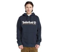 Timberland Felpa da Uomo con Cappuccio Wind, Water, Earth And Sky Blu Taglia S Codice TB0A27HNU10
