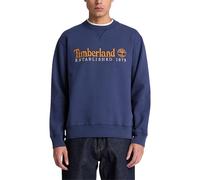 Timberland - Felpa Girocollo con Logo Established 1973 Ricamato da Uomo in blu scuro, Uomo, blu, Taglia: XXL