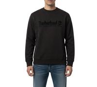 Timberland - Felpa Girocollo da Uomo con Logo Established 1973 Ricamato, Nero - Taglia S - TBC0YHB7CN1 Nero
