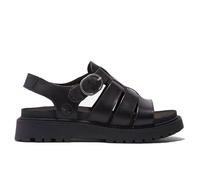 Timberland Fisherman Sandal, Donna, Blk Full Grain, 39 EU