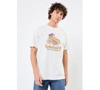 Timberland - Front Boot Graphic Tee Bianco - Abbigliamento S Bianco