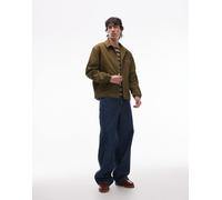 Timberland - Giacca coach in tela isolante verde oliva slavato 122-127 CM