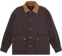 Timberland - Giacca idrorepellente in cotone - Field Coat Jacket Vintage Black per Uomo in Cotone - Taglia L - Marrone