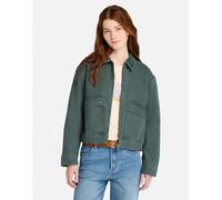 Timberland - Giacca in tela verde Gables slavato S