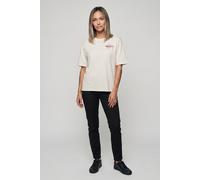 Timberland Graphic Short Sleeve T-shirt Beige M Donna