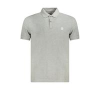 Timberland Gray Cotton Polo Shirt - S